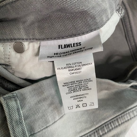 $179 NWT JOE'S Hi HONEY HI-RISE RAW CROP CURVY SKINNY STRETCH JEANS Miranda - Picture 7 of 9